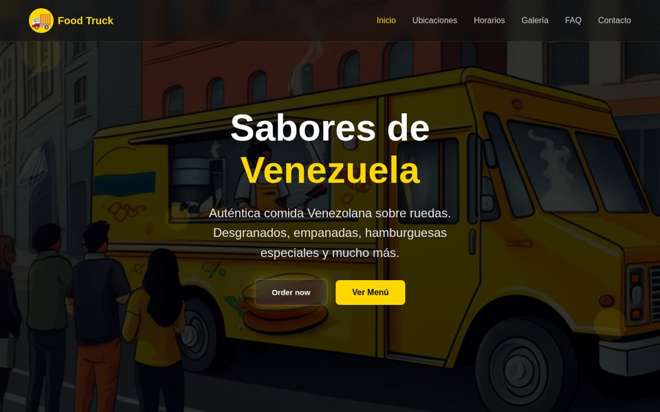 Food Truck · Sitio web · Demo